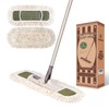 Eyliden Dust Mop with Reusable Washable Pads - One Touch