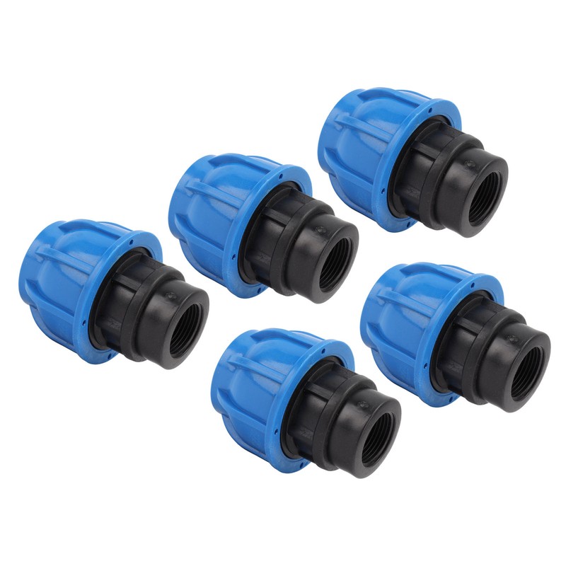 5PCS Plumbing Fittings Water Pipe Quick Connector Coupling Kit Female
