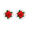 Global Poinsettia Forever Stamps (Two Stamps)