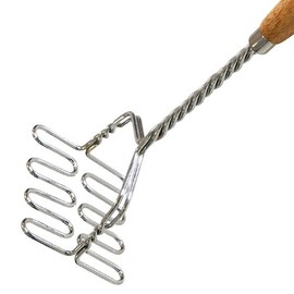 Potato Masher with Wooden Handle