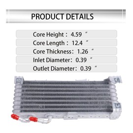 Holdia Automatic Transmission Oil Cooler 32910-0E070 Compatible with Highlander 3.5L 2017-2019 GAS