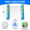 CLPCLP 4 Pack Water Pool Floats, 4-in-1 Multi-Purpose Pool Hammock