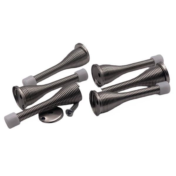 Aretro Skirting Board Wall Mounted Chrome Nickel Spring Door Stop