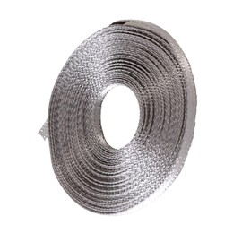 haoa Double Sided Satin Ribbon, 0.08 inch (2 mm) Wide, 9.8 ft (3 m) Cut, Monotone, Gold, Silver, Extra Small, Dolls, Handicrafts, Accessories, Wrapping Ribbon, DIY, Handmade (5. Gray)