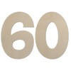Decorative Numbers - Birthday Decoration 60th Birthday Made of Wood