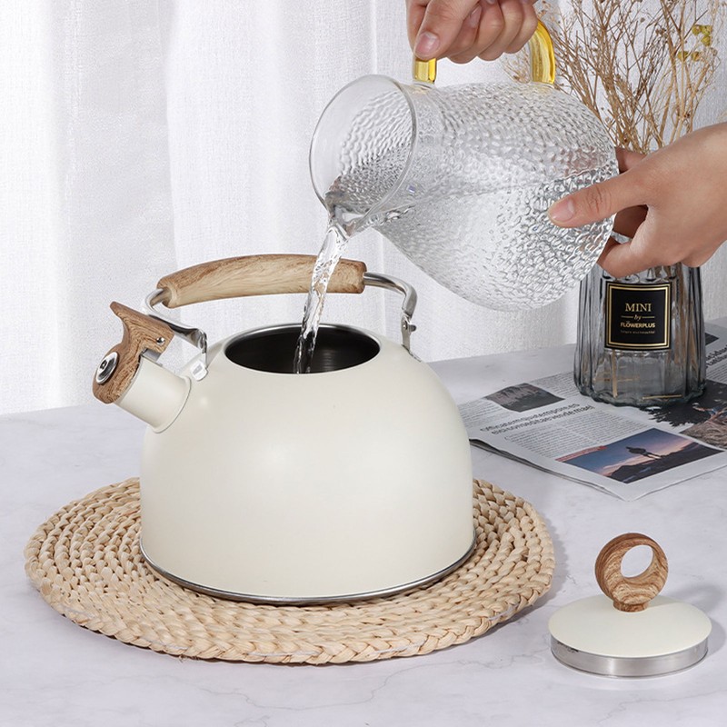 2.5 Liter Whistling Tea Kettle Stainless Steel Teapot with Handle