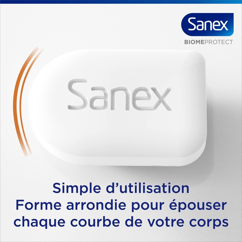 SANEX - BiomeProtect Hypoallergenic Solid Shower Care - Soap-Free Solid