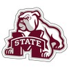 Mississippi State Decal (M-STATE BULLDOG DECAL (3''4''6''12''), 6 in)
