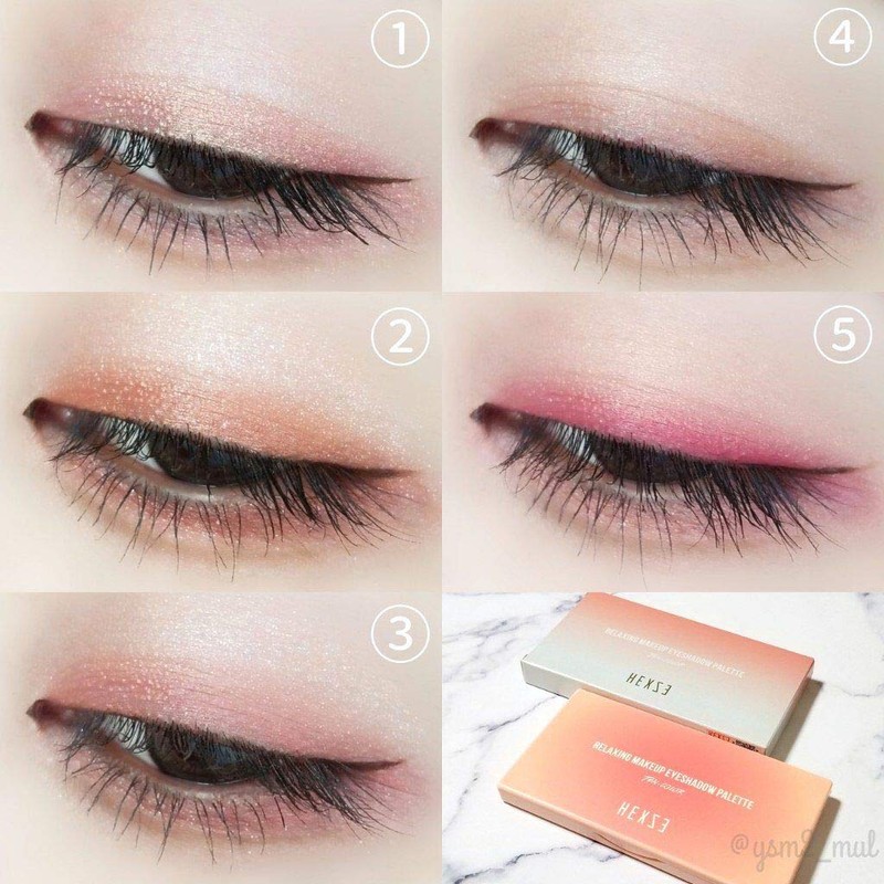 HEXZE "One-touch Makeup" 10 Colors Eyeshadow Palette #01 Spring/Summer Series