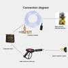 Chemical Injector, 5000PSI Brass Stainless Chemical Injector Kit Adjustable Downstream