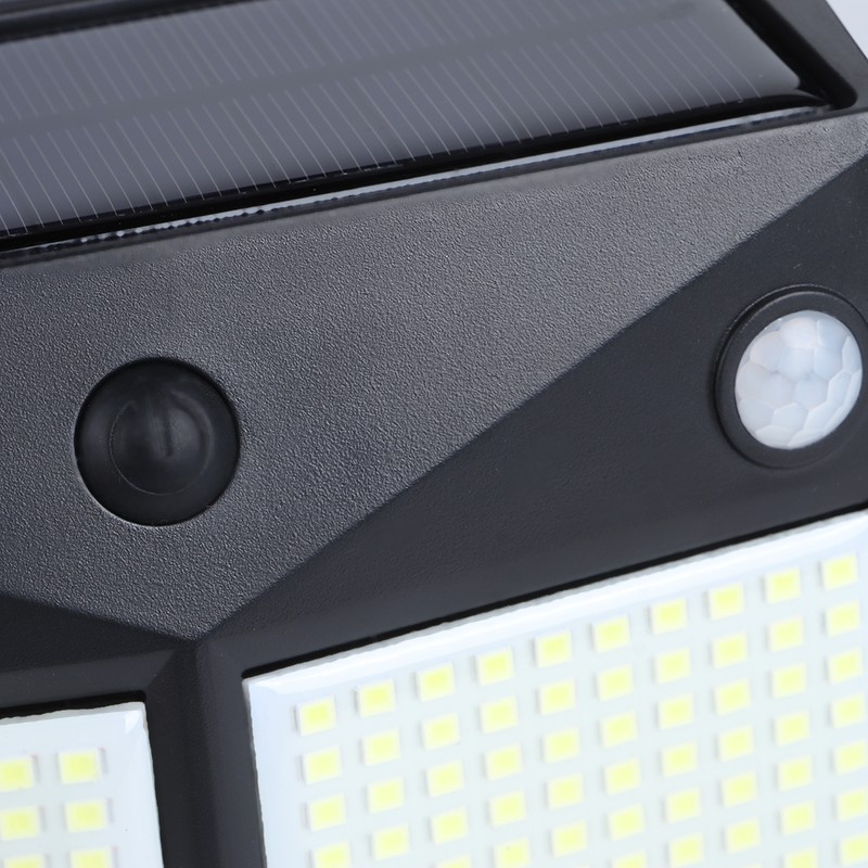 Outdoor 260LED Solar Energy Automatic Induction Wall Light for Garden