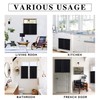 RYB HOME Black Curtains Blackout - Bathroom Small Window Curtains