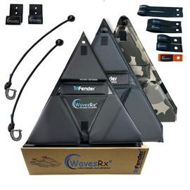 WAVESRX TRIFENDER DOCKING BUMPERS - Style: ORCA BLACK