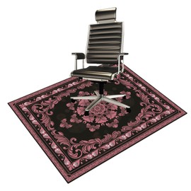 Office Chair Mat Chair Mat for Hardwood Floor Desk Floor Mat for Office Chair Computer Chair Mat, Computer Gaming Chair Mat (Pink, 36“x48”)