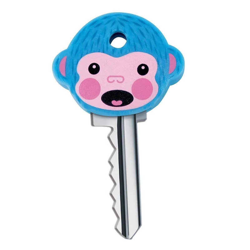 LHKJ Set of 6 Cute Monkeys Key Caps, multicoloured