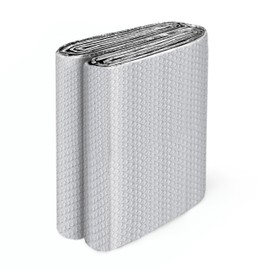 Toldear Reflective Window Insulation, Double Reflective Bubble Insulation Sheet, Aluminum Foil Bubble Shield, Reflectix Insulations Roll Maintain RoomTemperature for RV Windows (48IN X 15FT)