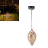 Solar Powered Patio Lamp LED Hanging Light Retro Decorative Lantern
