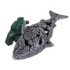 Shark Sculpture Hollowed Waterproof Resin Durable 7.3in Long 4.5in Wide