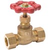 Mueller Industries 105-513NL Stop Valve Compression Copper
