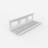 SANODESK Under Desk Cable Management Tray, White