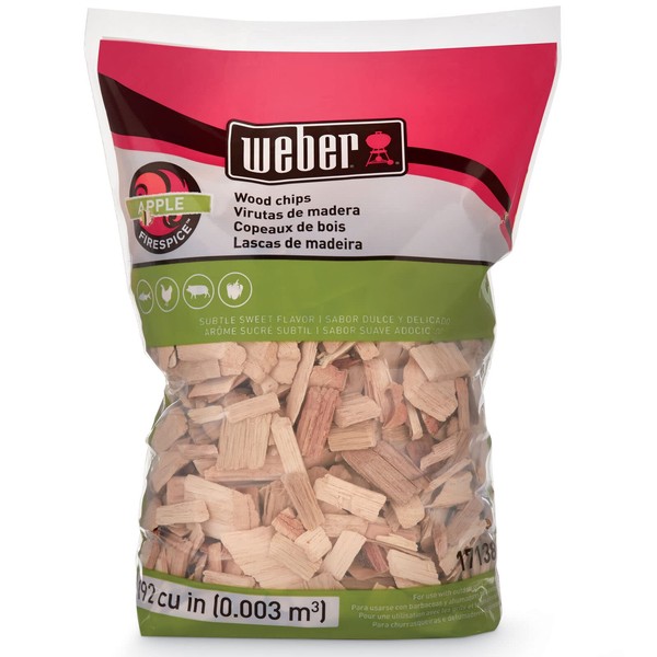 Weber Weber Wood Cubic Meter Stephen Products 17138 Apple Chips,