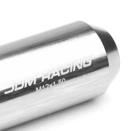 Auto Dynasty M12 x 1.5 Open End Design 16-Piece Anodized Aluminum Alloy Wheel Lug Nuts + 4 x Lock Nut + 1 x Lock Nut Key (Silver)