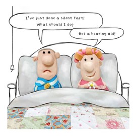 Model Family, Birthday Card for Him, Get a Hearing Aid!" Male Birthday Card, Funny Birthday Card for Him