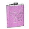 Excellent Quality Hip Flask 8oz Stainless Steel Hip Flask (Pink