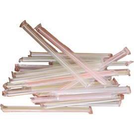 Popotes Reutilizables para boba drinks, con puntas en ángulo, para batidos, tapioca, extra anchas, ideales para té de burbujas, perlas Boba y bebidas espesas. (50)