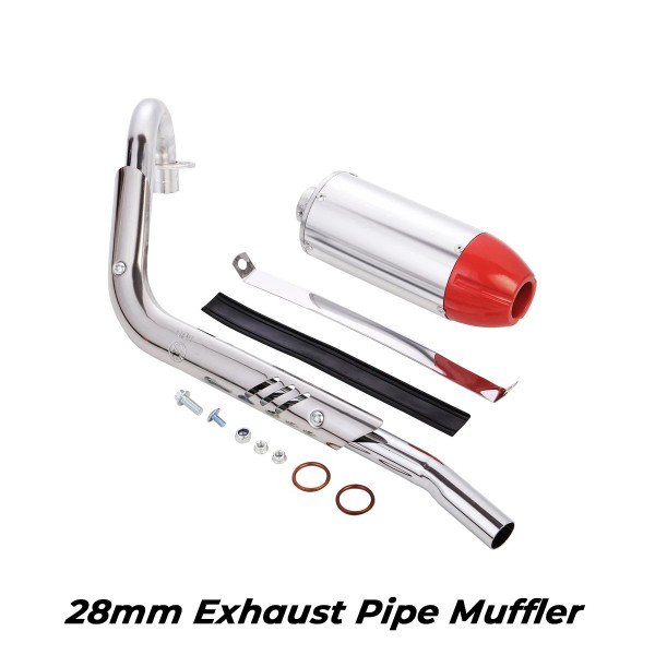 Unbranded 28mm Muffler Exhaust Pipe for CRF50 SSR Dirt Pit