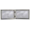 Lawrence Frames Bead Border Design, 6x4 Double, Pewter