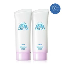 ANESSA 아넷사 브라이트닝 UV 선스크린 젤 N 90g 2개 +  증정 스킨케어 젤 15g Anessa Brightening UV Sunscreen Gel N 90g 2 pieces + Free Skincare Gel 15g