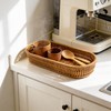 Dealpoli Wicker Storage Basket, Rattan Baskets for Storage, Hand-Woven Wicker