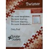 Twister Sisters Twister Tool Template with a Quilt Pattern Quilting