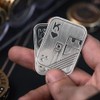 Magnetic Metal Fidget Toys - Metal Poker Push Card Fidget