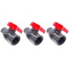 1/2 Screw-in Compact Ball Valve, Set of 3 (1/2 15A)