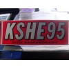 K-SHE 95 Bumper Sticker 25th Anniversary K-SHE KSHE. .