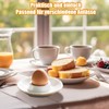 Set of 6 Egg Cups, Egg Cups Made of Plastic,