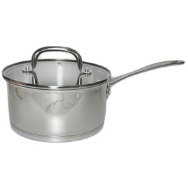 MAGGOPAN Stainless Steel Saucepans Impact Bonded Right Angles SS Saucepan 3.3QT 20cm
