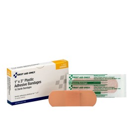 First Aid Only 1-002 1" x 3" Plastic Bandages (Pack of 16)
