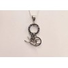 Dance Themed Pendant Necklace; I Love Dance; Dance Mom