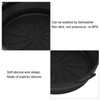 2 PCS Fryer Silicone Baskets with Handle 7.5inch Round Silicone