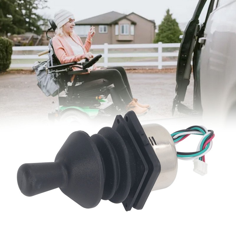 Electric Wheelchair Joystick 360 Degree Rotation Replacement Control Rocker for