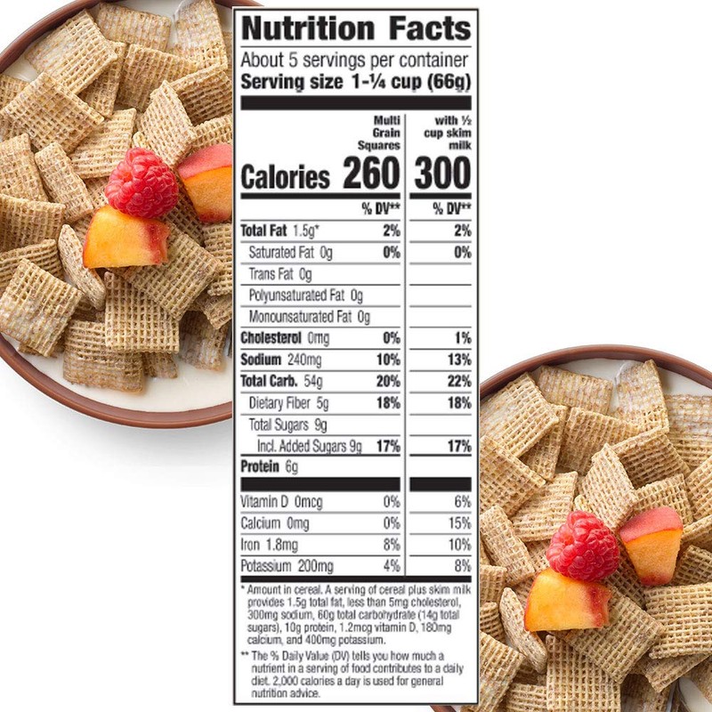 Cascadian Farm Organic Multi Grain Squares Cereal 12.3 oz
