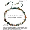 Jewboo Gemstone Bracelet for Women Crystals and Healing Stones Beaded