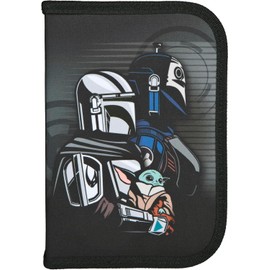 Scooli - Gefülltes Schüleretui Star Wars - Federmäppchen mit hochwertigen Stiften & Zubehör - Ideal für Schule, Freizeit und unterwegs - ab 6 Jahren