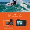 4K 65MP Underwater Camera Autofocus 2.88in 1.44in Dual Screen 2500mAh