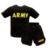 Trooper Clothing Childrens Army PT 2 Piece Shirt/Shorts Set,Style 201
