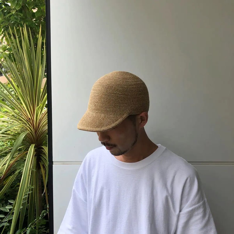 Basic Ench Paper Braid Cap, Paper Blade Cap, Straw Hat,