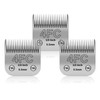 YAZIYIR Pack of 3 4FC Stainless Steel Blades for Dog